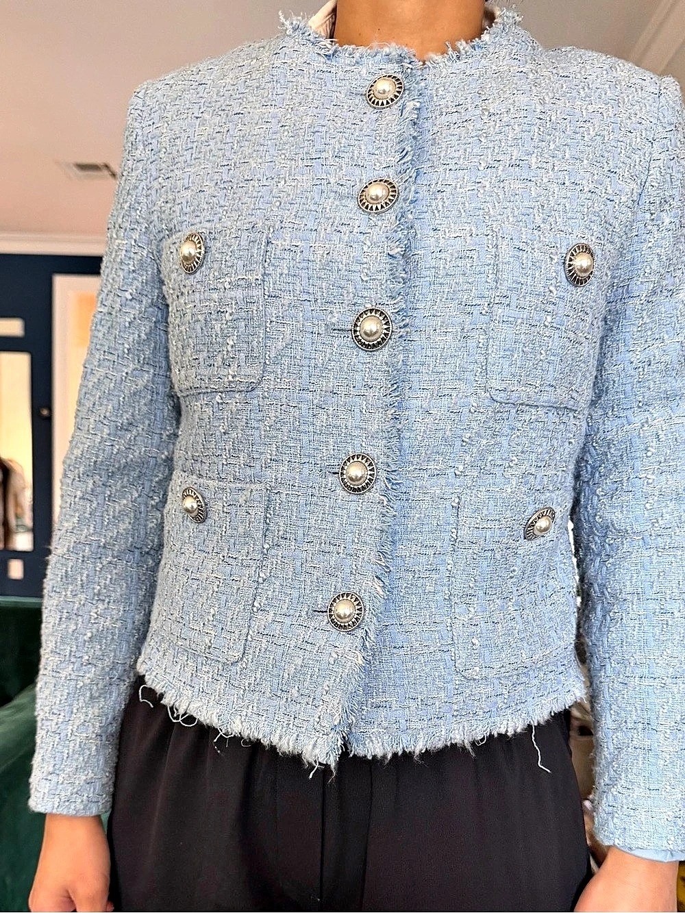 Mango Blue  Blazer